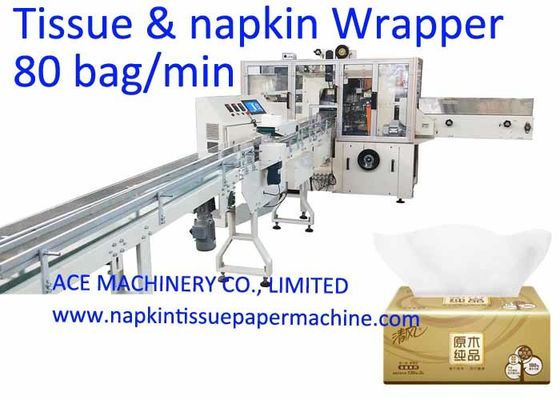 Automatic Box Drawing Facial Tissue Packing Machine
