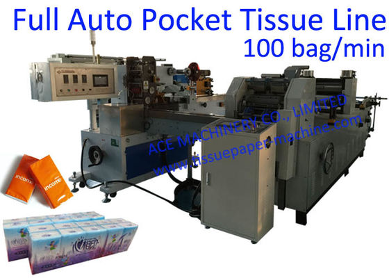 Single Lanes Hanky Pocket Tissue Paper Machine