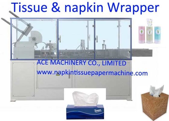 Automatic 50 Bag / Min Facial Tissue Packing Machine