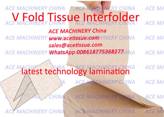 China Automatic Drawing Type Facial Paper Tissue Converting Machine With Gluing Lamination Unit
